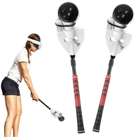 AZURAOKEY VR Golf Club Handle Compatible for Meta Quest 3 Oc...