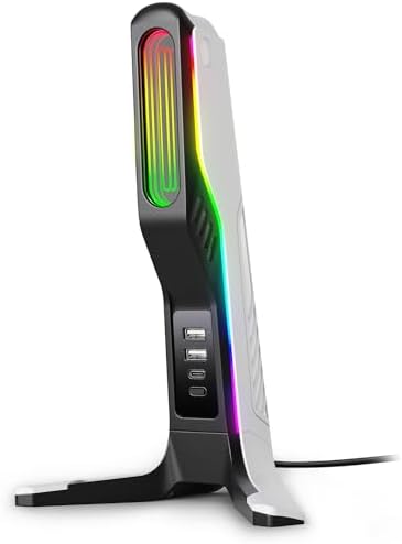 IFYOO RGB Gaming Headset Stand with 2 USB and 1 Type-C Ports...