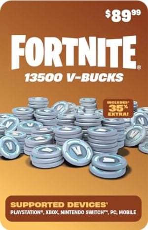 FORTNITE Digital V-Bucks 13500 - PlayStation/Xbox/Nintendo S...