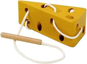 Sealive Early Development Toys Wooden Lacing Toys, Montessor...