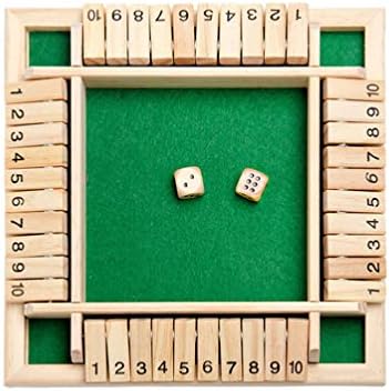 Kisangel Wooden Four-Sided Flop Games Digital Wooden Board G...