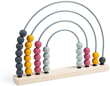 Bigjigs Toys FSC Certified Rainbow Abacus - Eco Wooden Abacu...