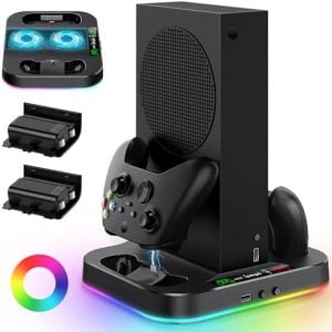 MENEEA Cooling Stand for Xbox Series S with RGB Light, Fast ...