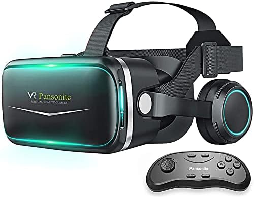 Pansonite Vr Headset with Remote Controller[New Version], 3D...