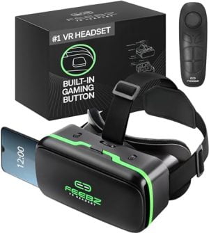 VR Headset for iPhone & Android - for Kids & Adults | Includ...