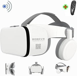 3D Virtual Reality VR Headset with Wireless Remote Control, ...