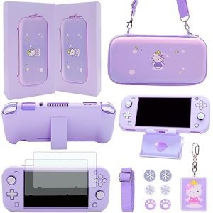 GUTIAL Accessories Bundle for Nintendo Switch Lite - Cute Ka...