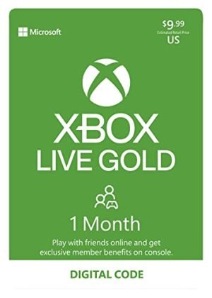 Xbox Live Gold: 1 Month Membership [Digital Code]