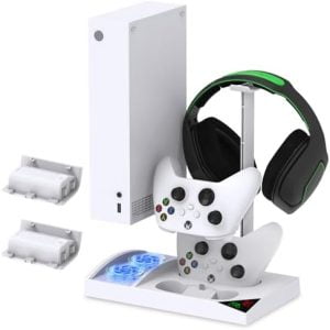 Cooling Fan Stand Compatible with Xbox Series S with 1400mAh...