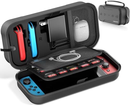 Tokluck Switch OLED Carrying Case Compatible with Nintendo S...