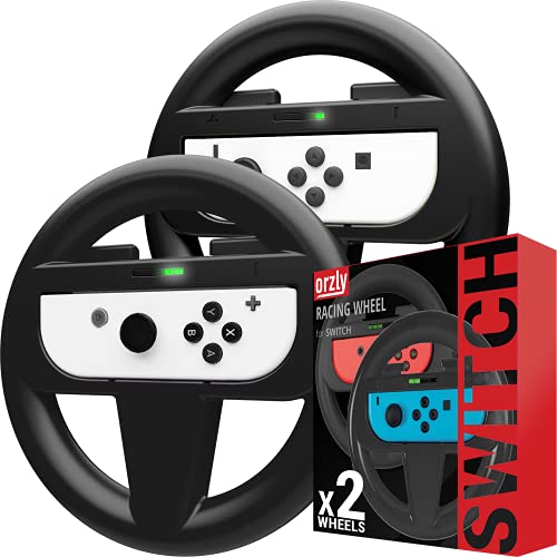 Orzly Steering Wheels for Nintendo Switch & OLED Console Joy...