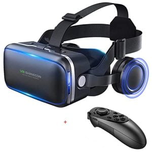 VR SHINECON Virtual Reality VR Headset 3D Glasses Headset He...