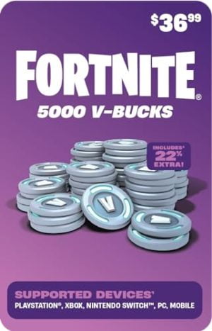 FORTNITE Digital V-Bucks 5000 - PlayStation/Xbox/Nintendo Sw...