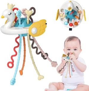 OCTOBER LUV Montessori Toys for Babies 6-12 Months, Pull Str...