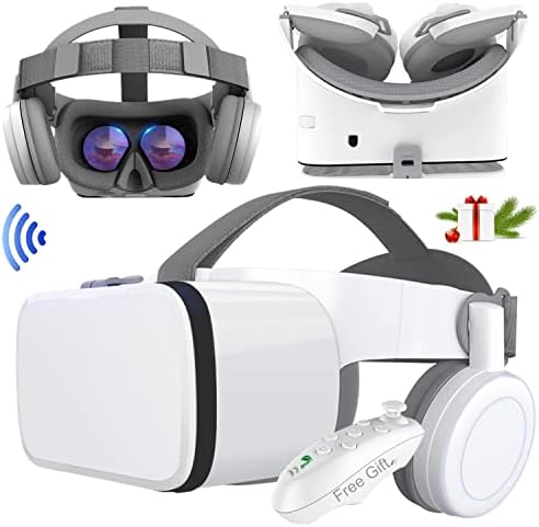 VR Headset, Virtual Reality Headset w/Controller & Headphone...