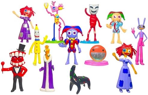 The Amazing Digital Circus Figures Set, Digital Circus Actio...