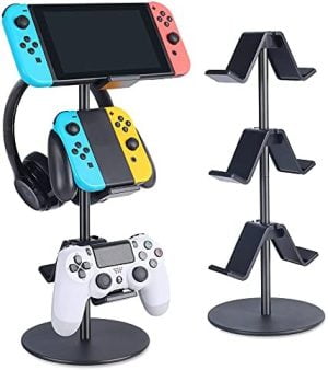 KELJUN Controller Stand 3 Tier,Headphone Holder, Multi Adjus...