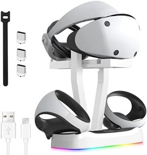 PSVR2 Controller Charging Station - PS5 VR2 Charging Dock St...