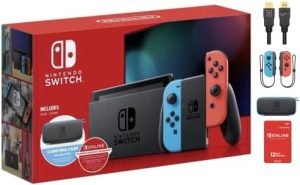 2021 Nintendo Switch Console 32GB Console with Neon Blue and...