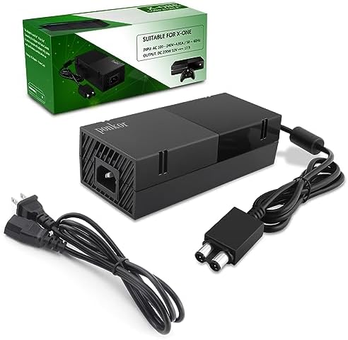 Ponkor Power Supply for Xbox One, AC Cord Replacement Power ...