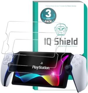 IQShield 3 Pack Tempered Glass Screen Protector for Playstat...