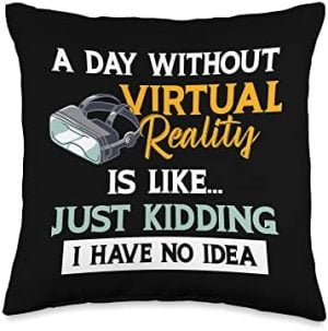 Virtual Reality VR Player Retro Gamer Tees Funny Day Without...