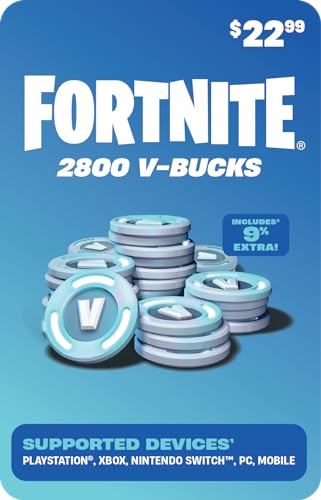 FORTNITE Digital V-Bucks 2800 - PlayStation/Xbox/Nintendo Sw...