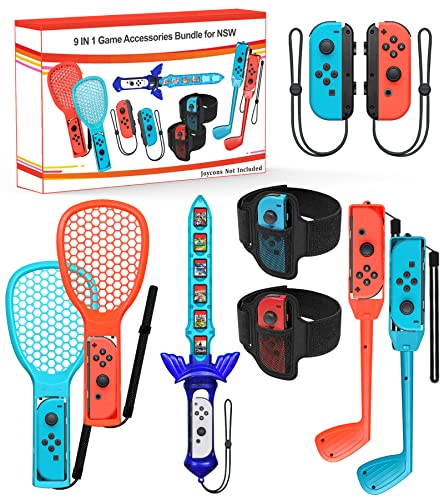 NinjaPlusOX Switch Sports Accessories Bundle for Nintendo Sw...