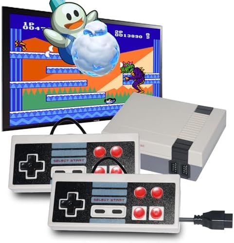 SHMILYS Classic Mini Console 8-Bit Video Retro Game System B...