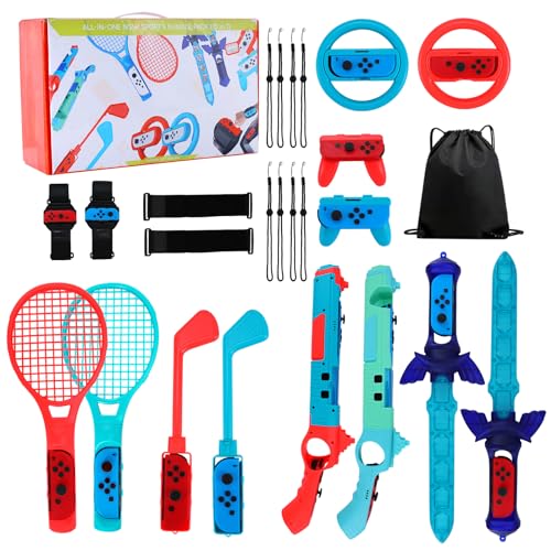 ZOOS Large-size Switch Sports Accessories Bundle for Nintend...