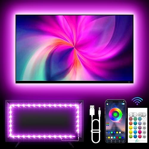 KANTUTOE TV Backlights, 13.1FT LED Lights for 32-65 Inch TV,...