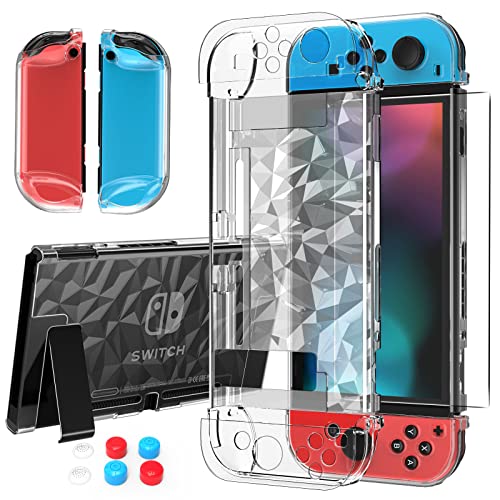 HEYSTOP Switch Case for Nintendo Switch Case Dockable with S...