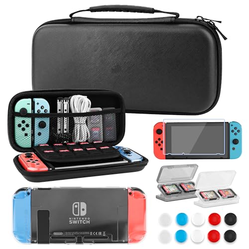 RHOTALL Carrying Case Set Compatible with Nintendo Switch Ac...