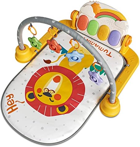 TUMAMA Baby Gym Activity Play Mat with Sounds,Lights and Mus...