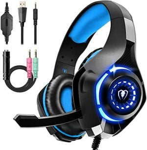 Tatybo Gaming Headset for PS4 PS5 Xbox One Switch PC with No...