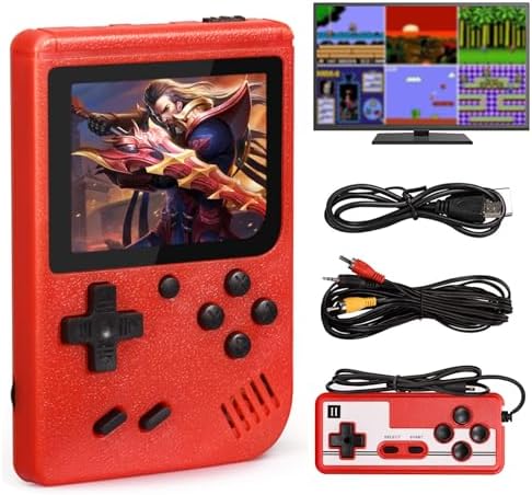 Fogud Retro Handheld Game Console with 500 Classical FC Game...