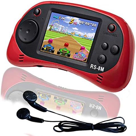 EASEGMER 16 Bit Kids Handheld Games Built-in 220 HD Video Ga...