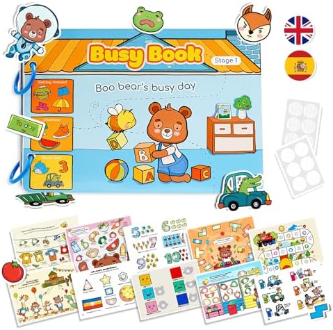 Lalala Baby Montessori Busy Book for Toddlers 1-3 - Preassem...