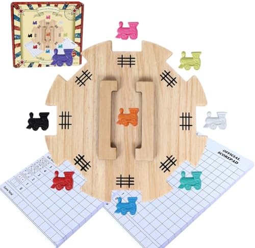 GOTHINK Mexican Train Dominoes Accessories Set - Large Size ...