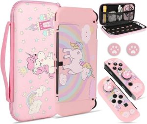 homicozy Unicorn Carrying Case for Nintendo Switch OLED Mode...