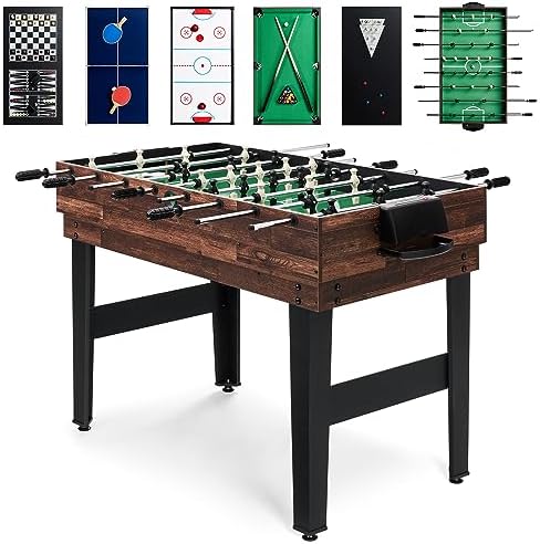 Best Choice Products 2x4ft 10-in-1 Combo Game Table Set for ...