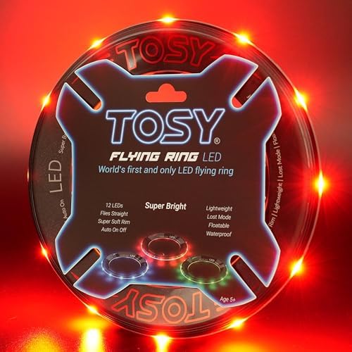 TOSY Flying Ring - 12 LEDs, Super Bright, Very Soft & Phosph...