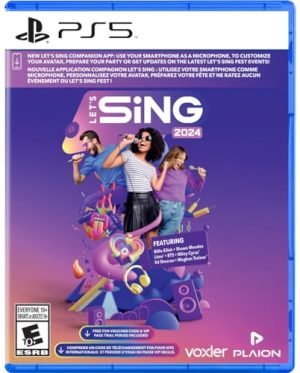 Let's Sing 2024 + 2 soft bundled mics - PlayStation 5