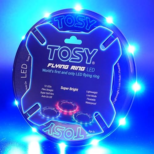 TOSY Flying Ring - 12 LEDs, Super Bright, Very Soft & Phosph...