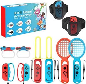 KUNSLUCK Switch Sports Accessories Bundle for Nintendo Switc...