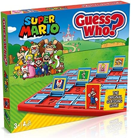 Winning Moves Super Mario Guess Who? Board Game, Play with C...