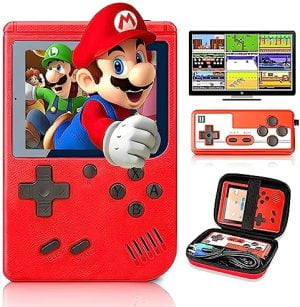 YELLAMI Retro Handheld Game Console with 400 Classical FC Ga...