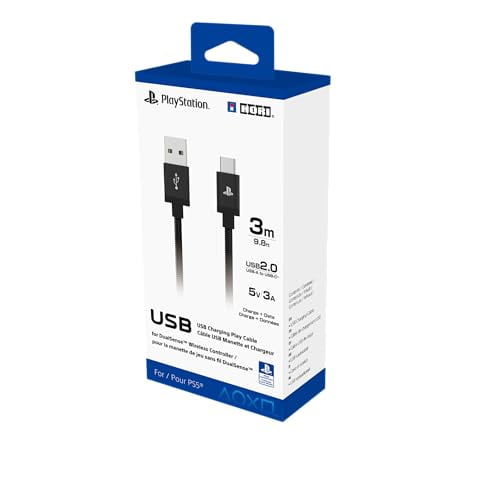 HORI USB Charging Play Cable for Playstation® 5 - Officially...