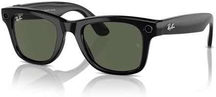 Ray-Ban Meta - Wayfarer (Standard) Smart Glasses - Shiny Bla...