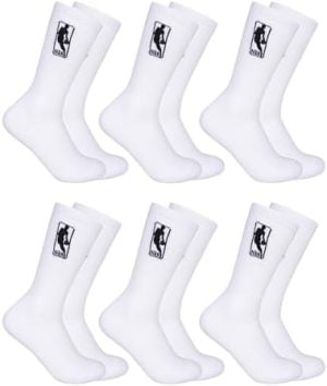 Ultra Game NBA Boys Athletic Cushioned Secure Fit Crew Socks...